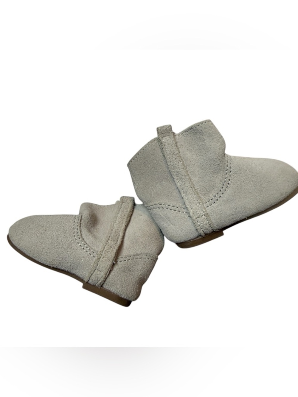 Baby Gap suede boots Light Gray - Soft Pull-On Style